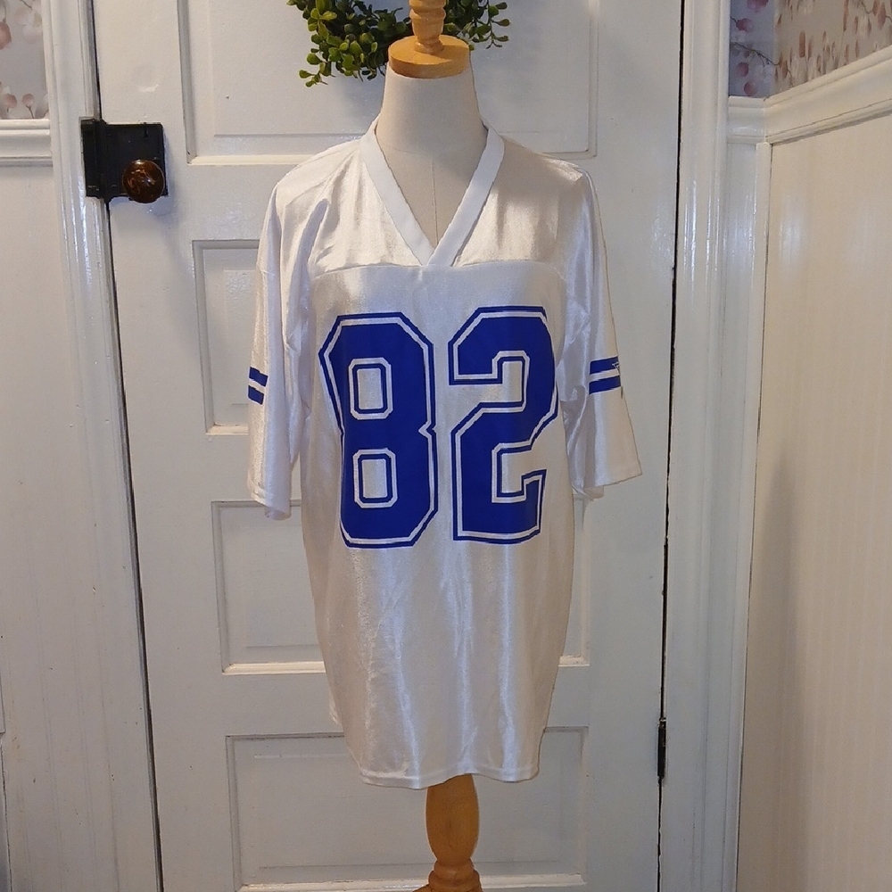 NFL White and Blue Men's Jersey